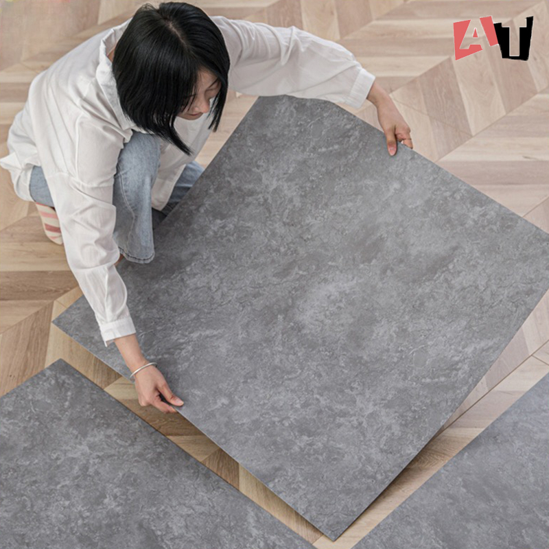 45X45CM Marble Vinyl tiles Floor Stickers Self Adhesive waterproof PVC