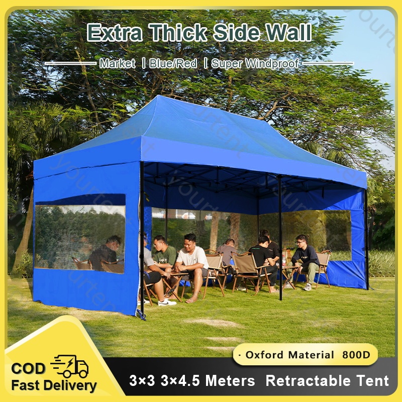 Foldable Retractable Tent Heavy Duty Waterproof Outdoor Tent Complete
