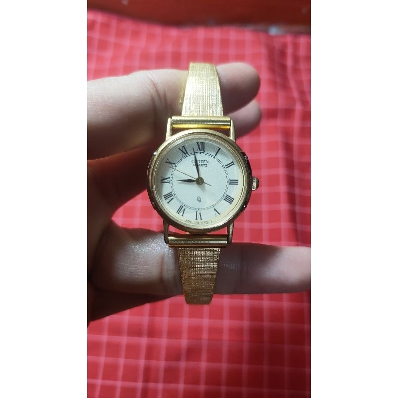 Vintage Citizen Quartz Rare 1100 108744 Ladies Watch Japan