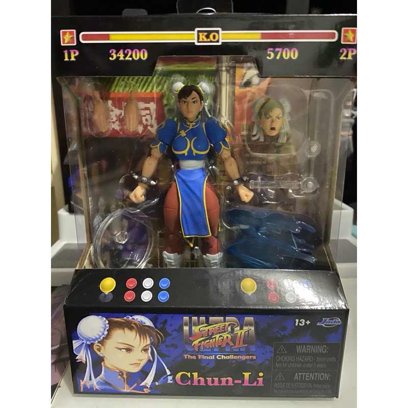 Jada Toys Ultra Street Fighter II The Final Challengers- CHUN LI Figur ...