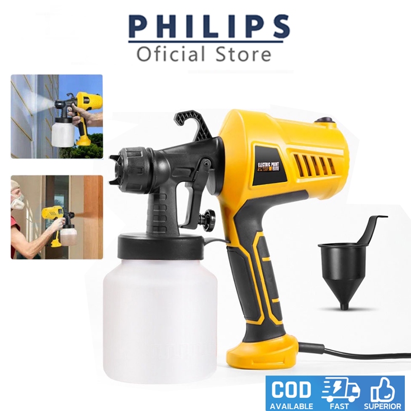 PHILIPS Electric Paint Spray Gun Set Home Improvement Disinfectant