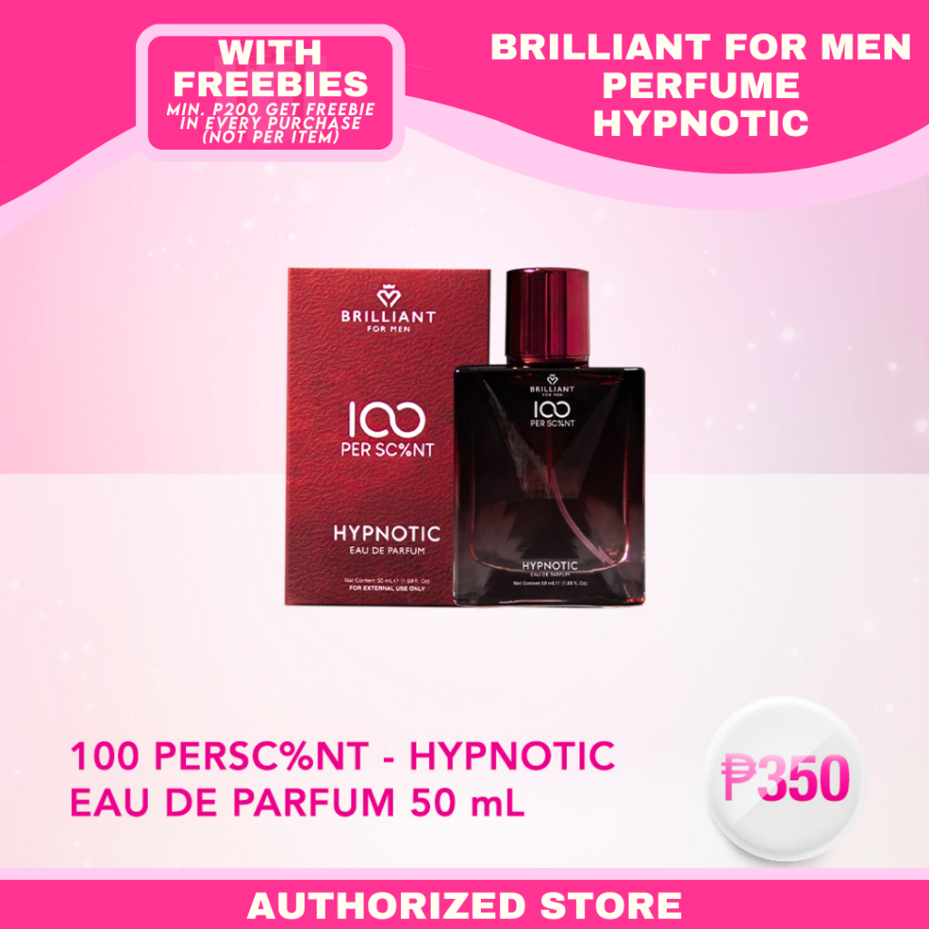 Brilliant For Men 100 Persc%nt HYPNOTIC RED 50ml. | Shopee Philippines