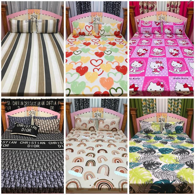 Resort Bedsheets 3in1 Canadian Bedsheets with two pillowcases