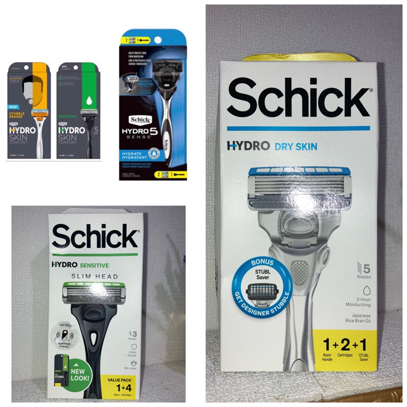 🇺🇸 Schick HYDRO 5 SKIN COMFORT RAZOR | Shopee Philippines