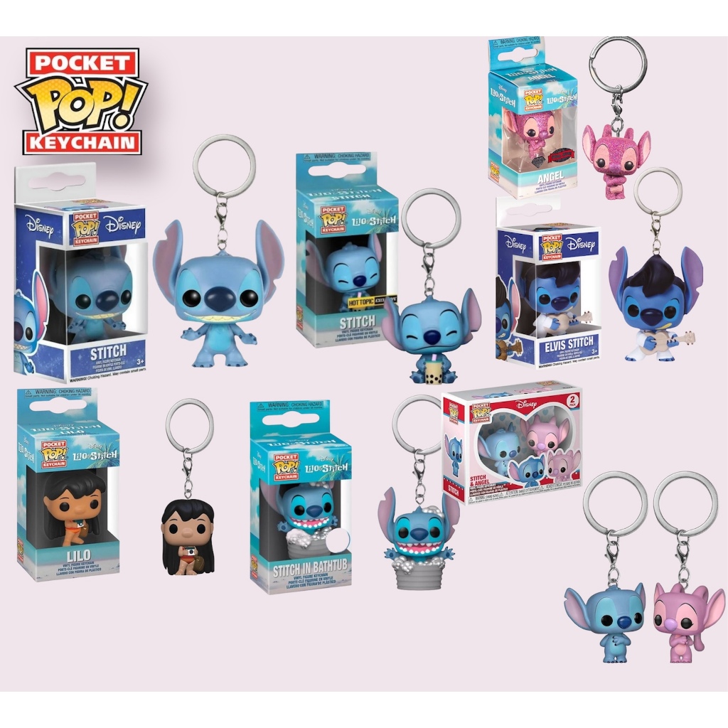 Disney - Llavero Funko Stitch & Angel