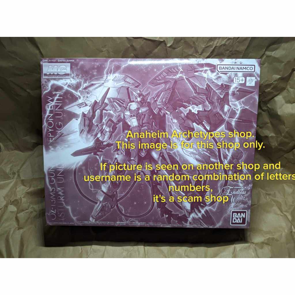 ON HAND BANDAI MG 1/100 Epyon Gundam EW Sturm Und Drang Shopee