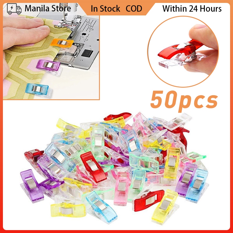 50Pcs Multipurpose Sewing Clips Plastic Patchwork Sewing Positioning ...