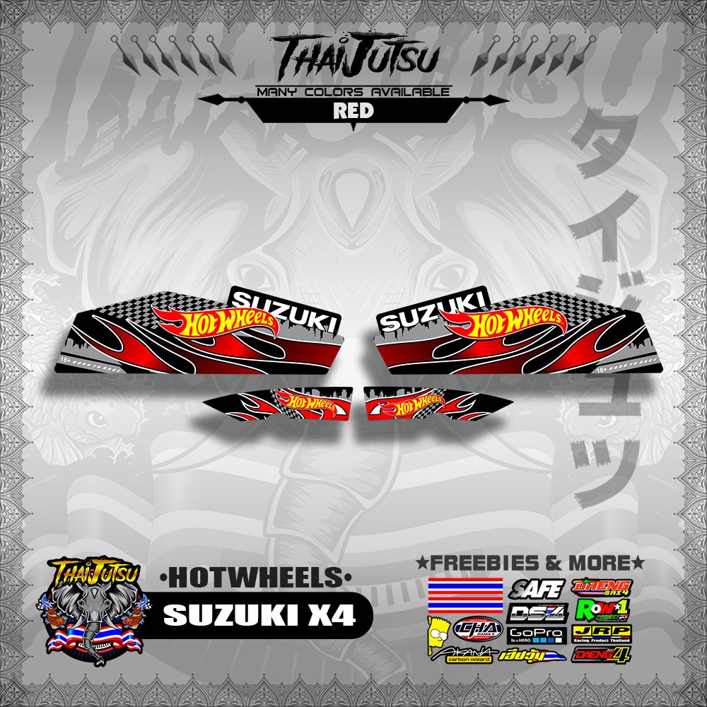 SUZUKI X4 DECALS ( HOTWHEELS )【ThaijutsuStickers】 | Shopee Philippines
