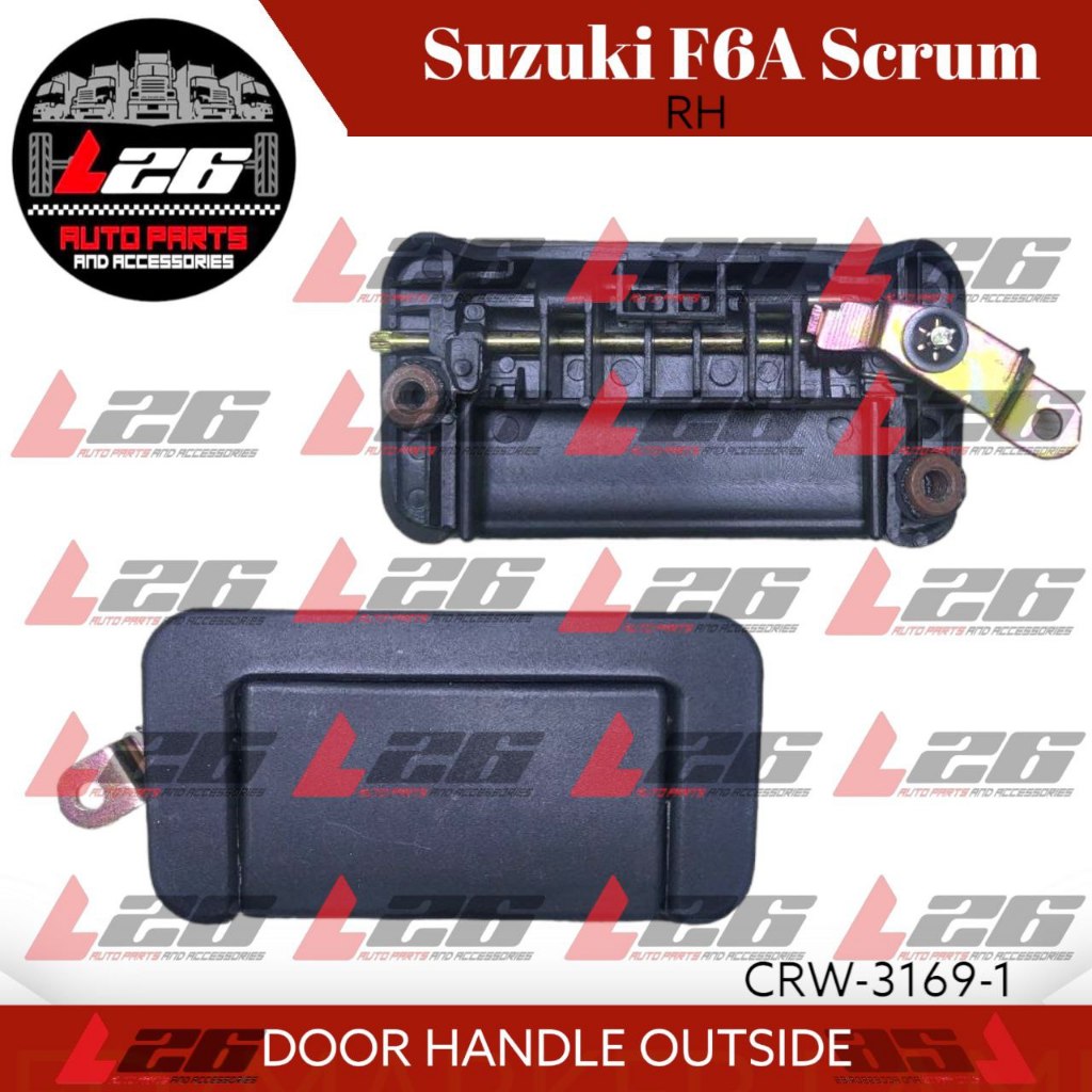 Suzuki F6A Multicab Scrum Sliding door handle Outside Door Handle CRW ...