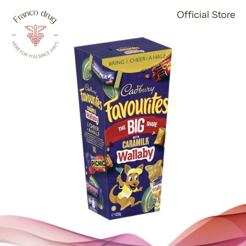 Cadbury Favourites The Big Share With Caramilk Wallaby - 820g 