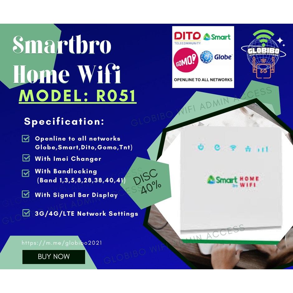 Smartbro Home Wifi R051 Stable version Openline with Bandlocking and ...