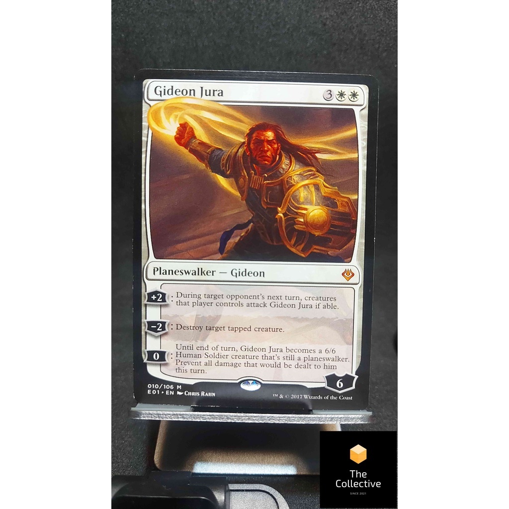 Magic the Gathering - MTG Card Game - Gideon Jura - (NF) [WHITE] / [ID:  WB1] | Shopee Philippines