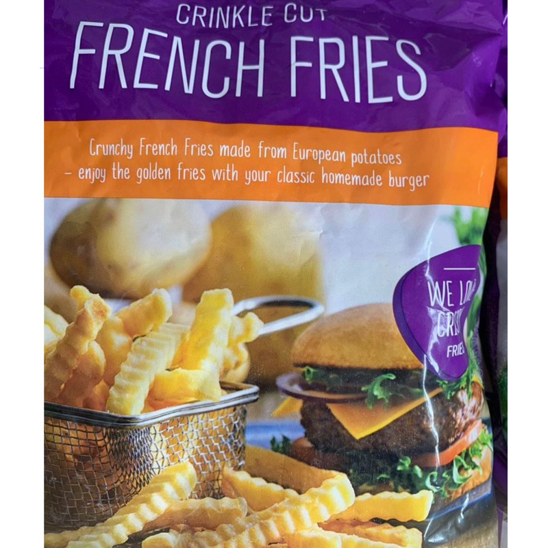 EMBORG CRINKLE CUT FRENCH FRIES 1KG | Shopee Philippines