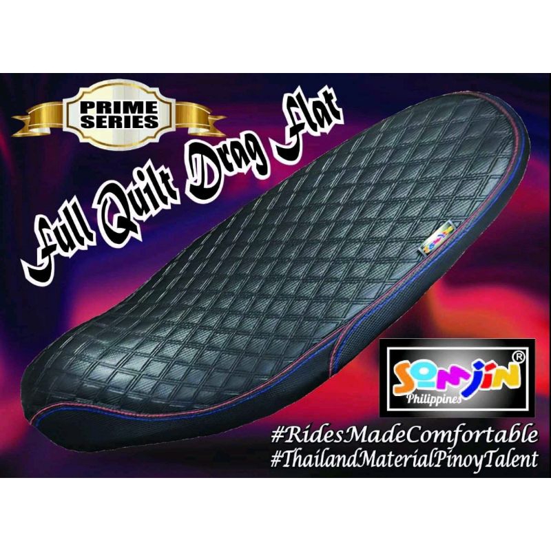 Somjin Bajaj/CT100 Drag Flat Seat Assembly Black Shopee Philippines