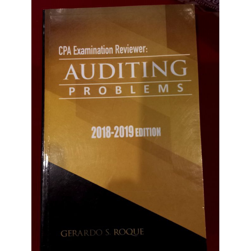 AUDITING PROBLEMS By Gerardo S. Roque (2018-2019 Edition) | Shopee ...