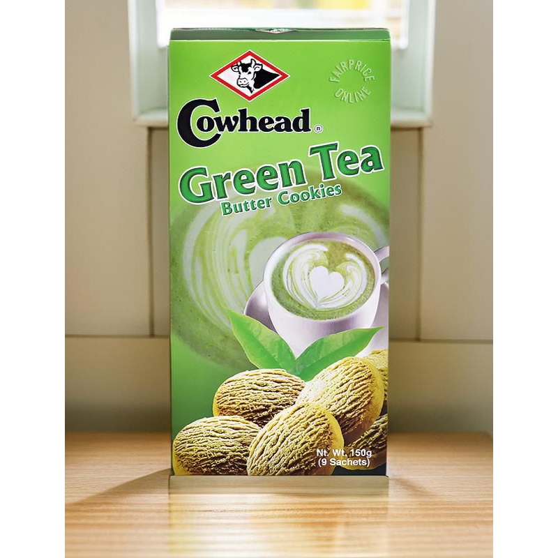 Cowhead Green Tea Butter Cookies 150g (9sachets) Shopee Philippines