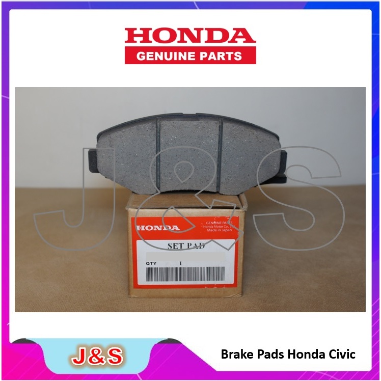 Honda Brake Pad Set 100% Original for FRONT (Honda Civic 2016-2020 FC ...