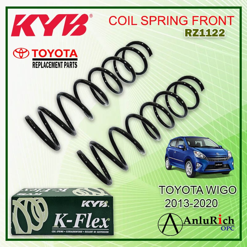 KYB FRONT COIL SPRING TOYOTA WIGO 2013-2020 RZ1122 ( SET OF 2PCS ...