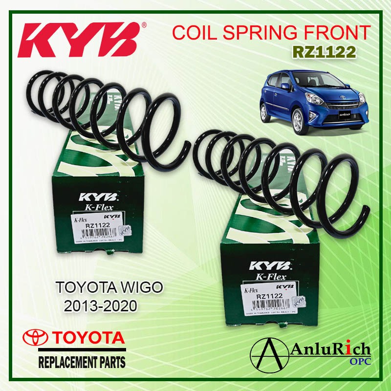 KYB FRONT COIL SPRING TOYOTA WIGO 2013-2020 RZ1122 ( SET OF 2PCS ...