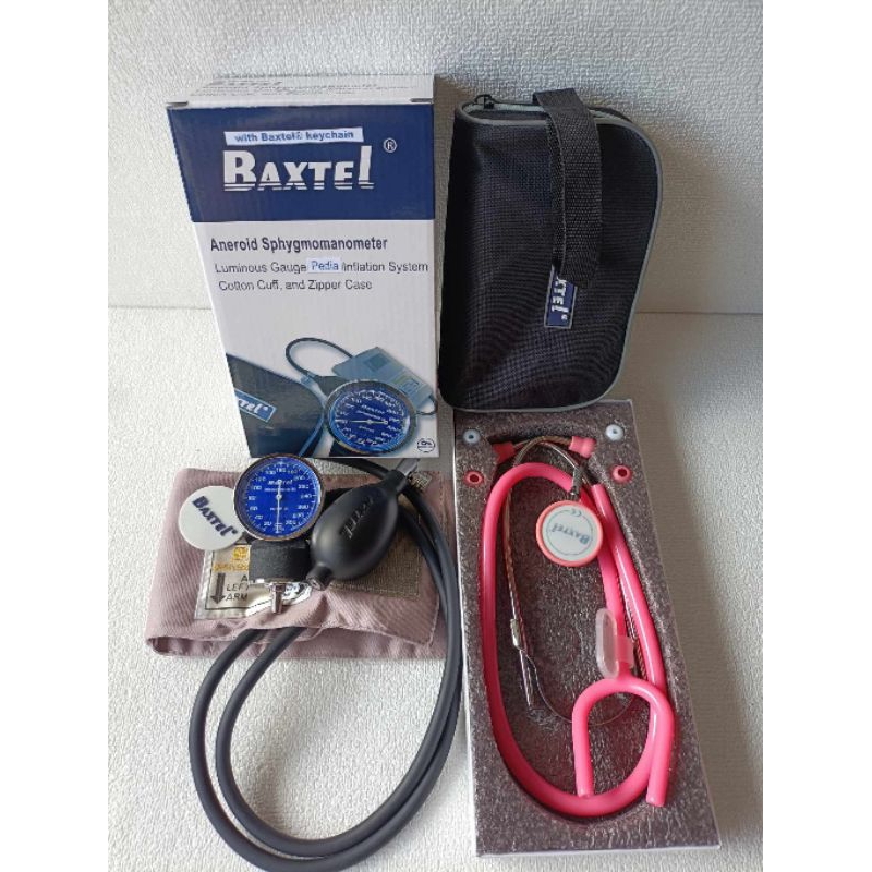 Baxtel Aneroid Sphygmomanometer Blood Pressure Monitor With Pink Deluxe