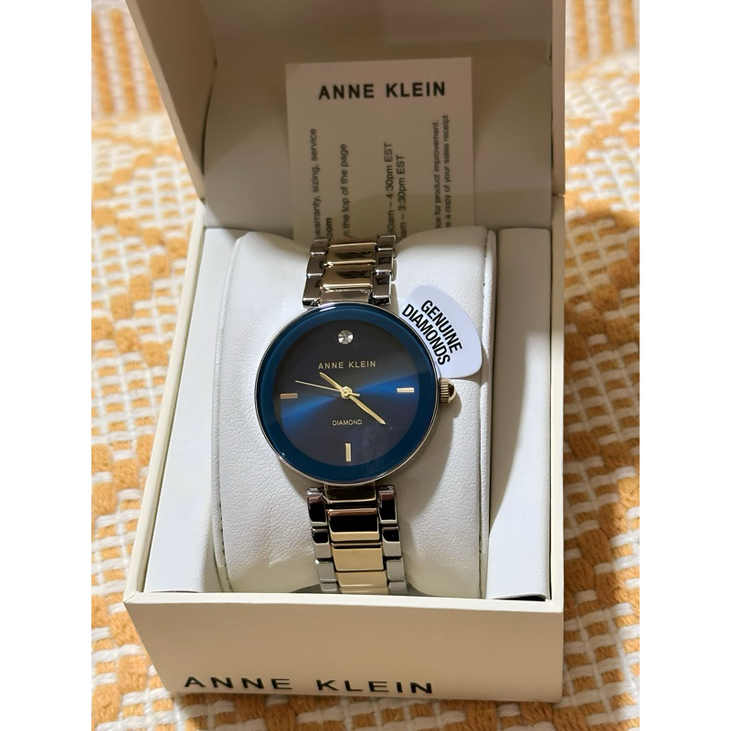  Anne Klein Women's Genuine Diamond Dial Bracelet Watch