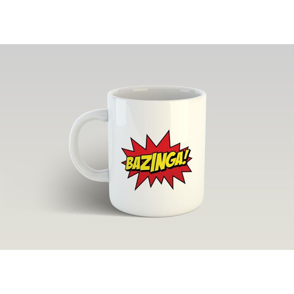The Big Bang Theory-inspired Ceramic Mugs | Sheldon Cooper Bazinga ...