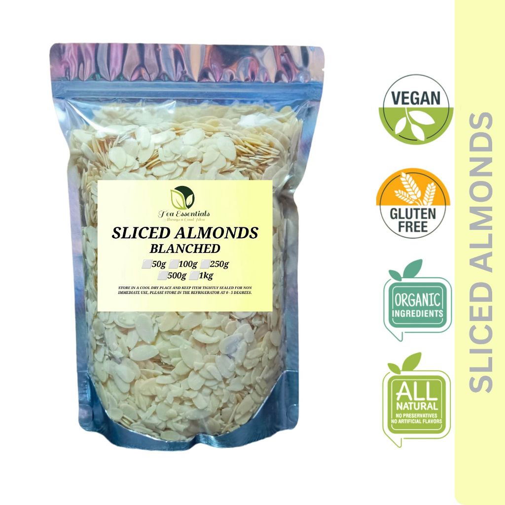 Sliced Almonds (Blanched) Keto & Low Carb ( Diet / Toppings / Dessert