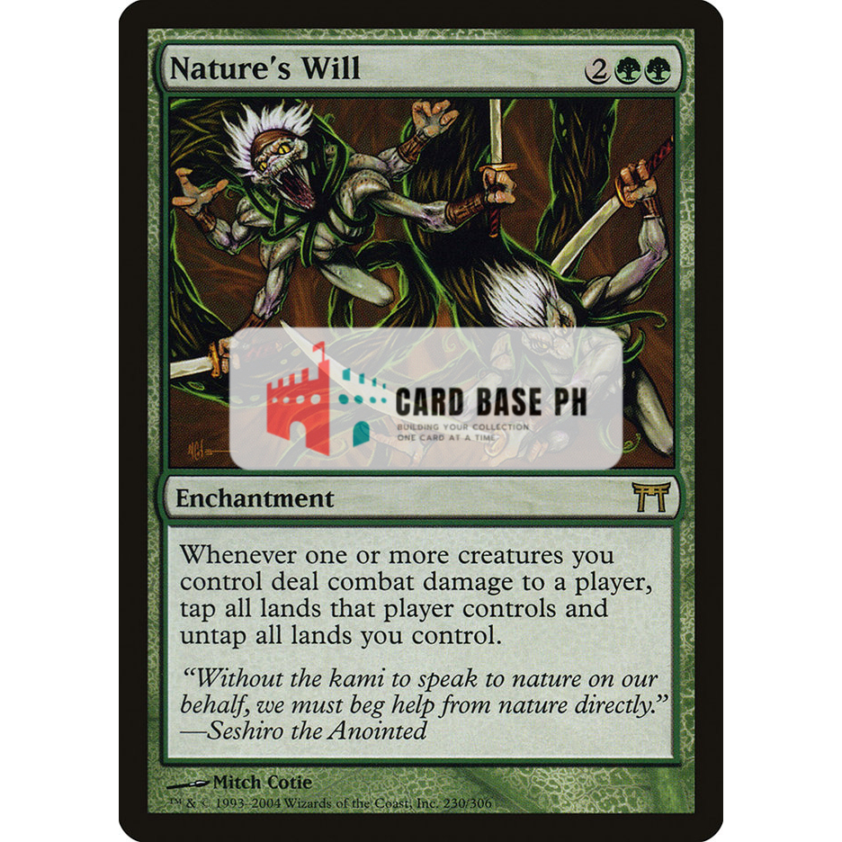 Nature's Will(Lightly Played) - Magic the Gathering Trading Card ...