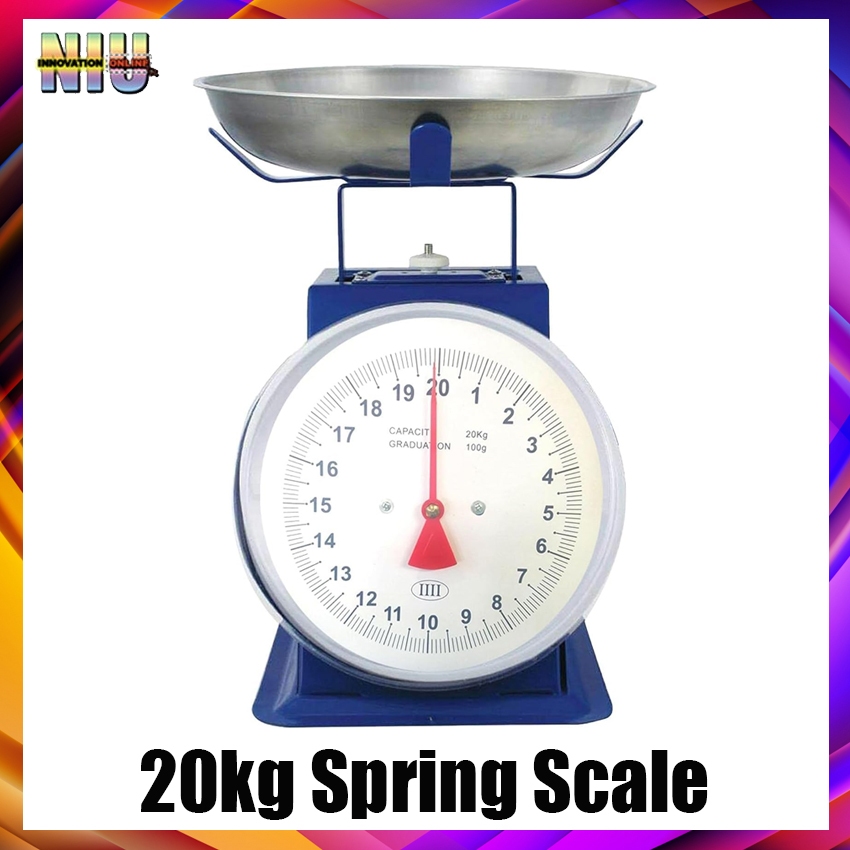 20KG Weighing Scale Mechanical Timbangan Kitchen Weighing Spring Scale ...