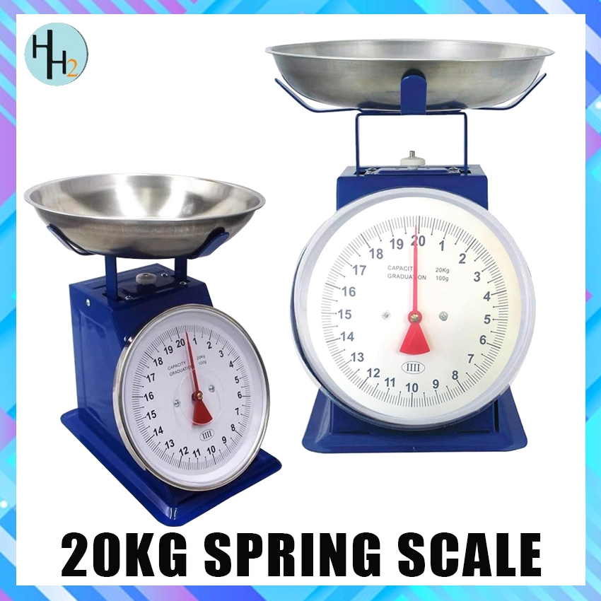 Weighing Scale/Table Scale Dial Spring Scale 20KG -Timbangan (No ...