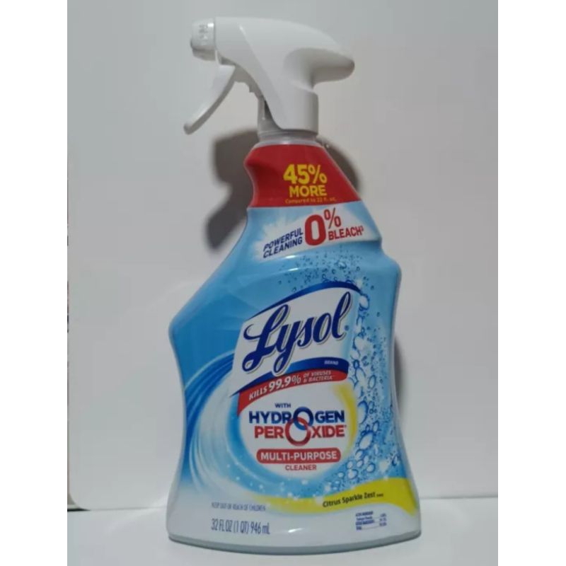 Lysol Multipurpose Cleaner With Hydrogen Peroxide, Citrus 32 oz