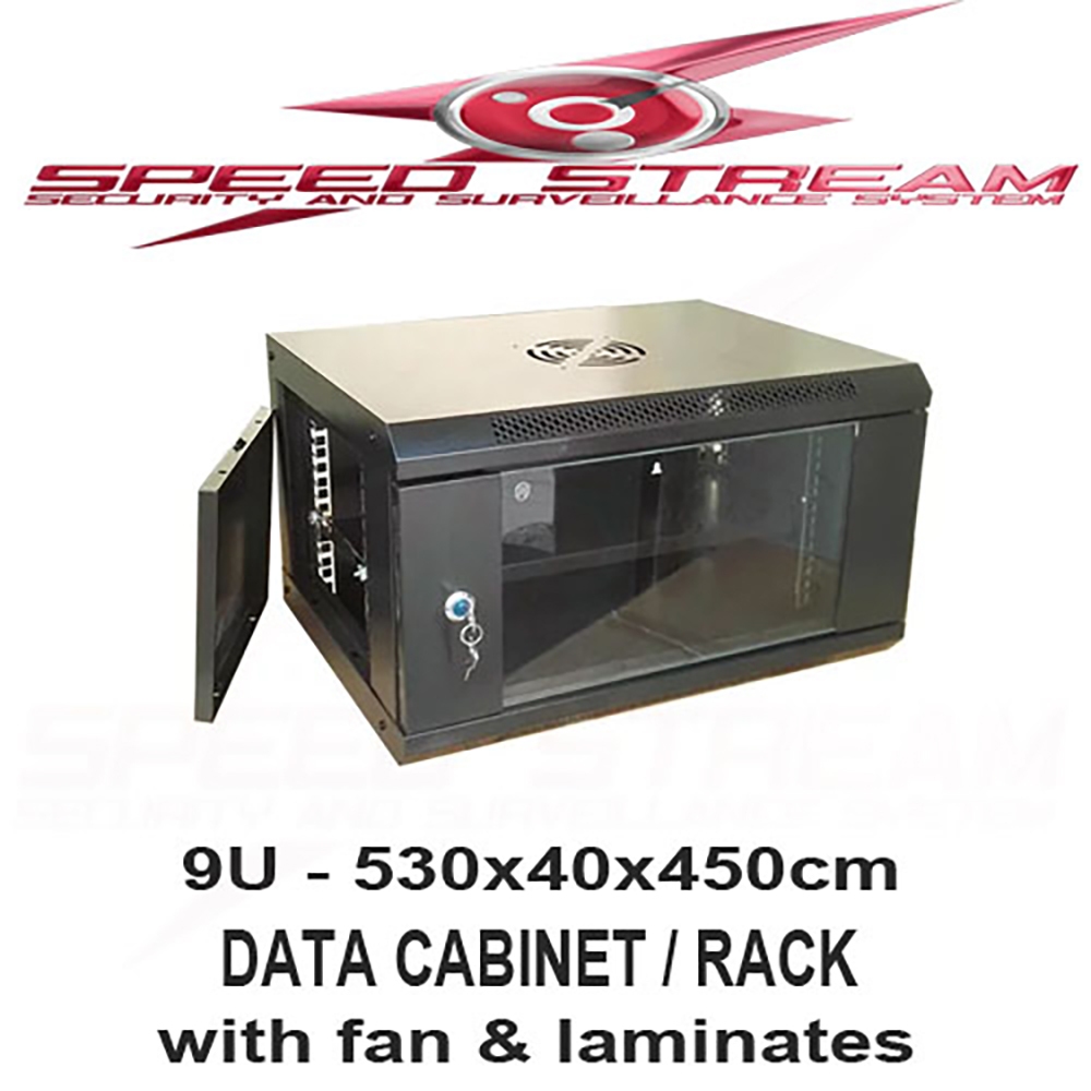 9U (530*400*450) Data Cabinet with Fan & Laminates | Shopee Philippines
