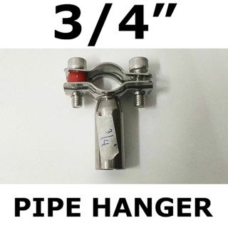 SS SANITARY PIPE HANGER 3/4