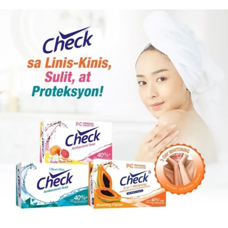 PC Check Antibacterial Soap (Classic, Fruity Floral Fresh, Blooming ...