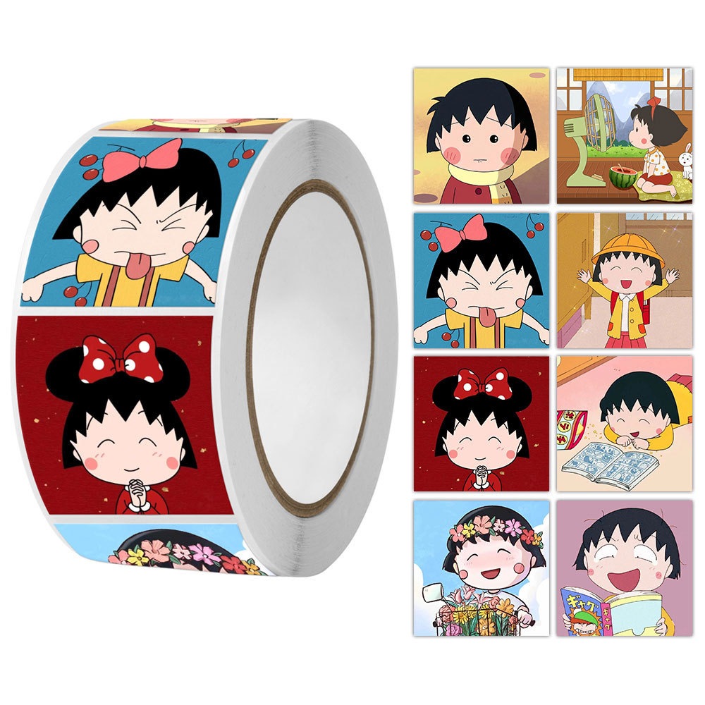 500pcs Sanrio Cartoon Sticker DIY Tape Kuromi Pacha Dog Ania Anime ...