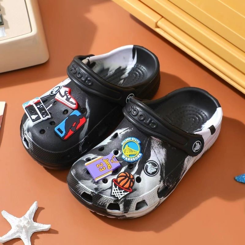 New Cross Kids Tie-Dye Clogs Couple Sandals Cross Sandals For Kids boy ...