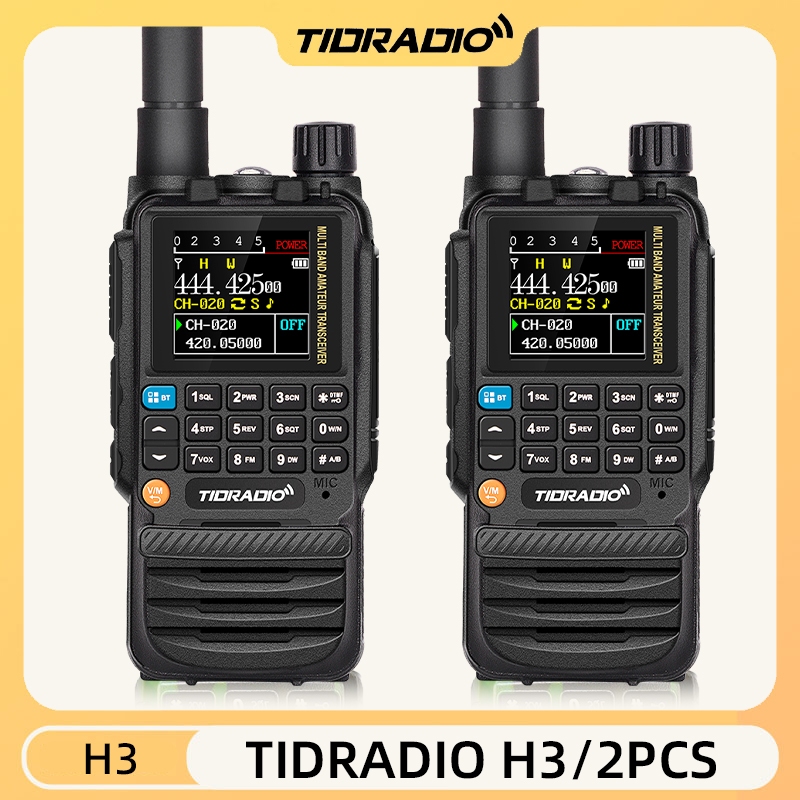 TIDRADIO TD-H3 Two Way Radio USB-C Programming & Charging,2500mAh ...