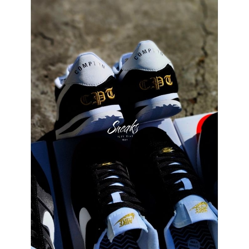 Nike Cortez Basic Nylon Compton Free Socks And Shoe Wipes