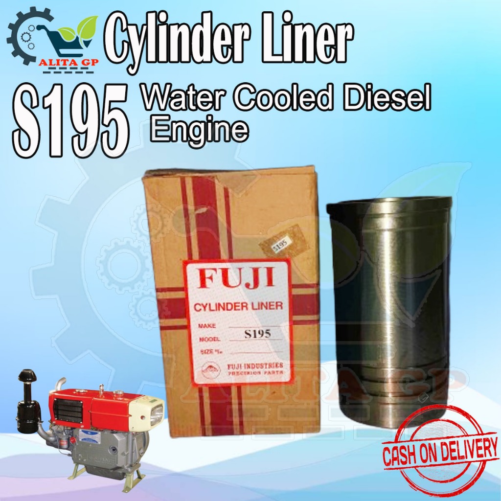 Cylinder Liner S195 Water Cooled Diesel Engine | Shopee Philippines