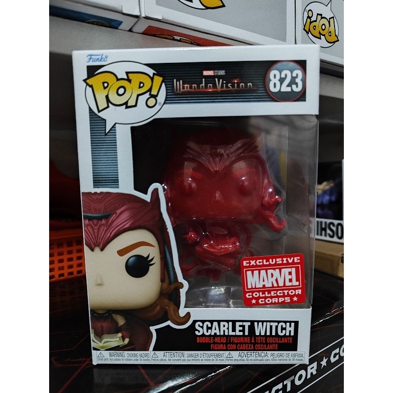 Funko Pop Marvel Scarlet Witch 823 Marvel Collector Corps MCC Funko