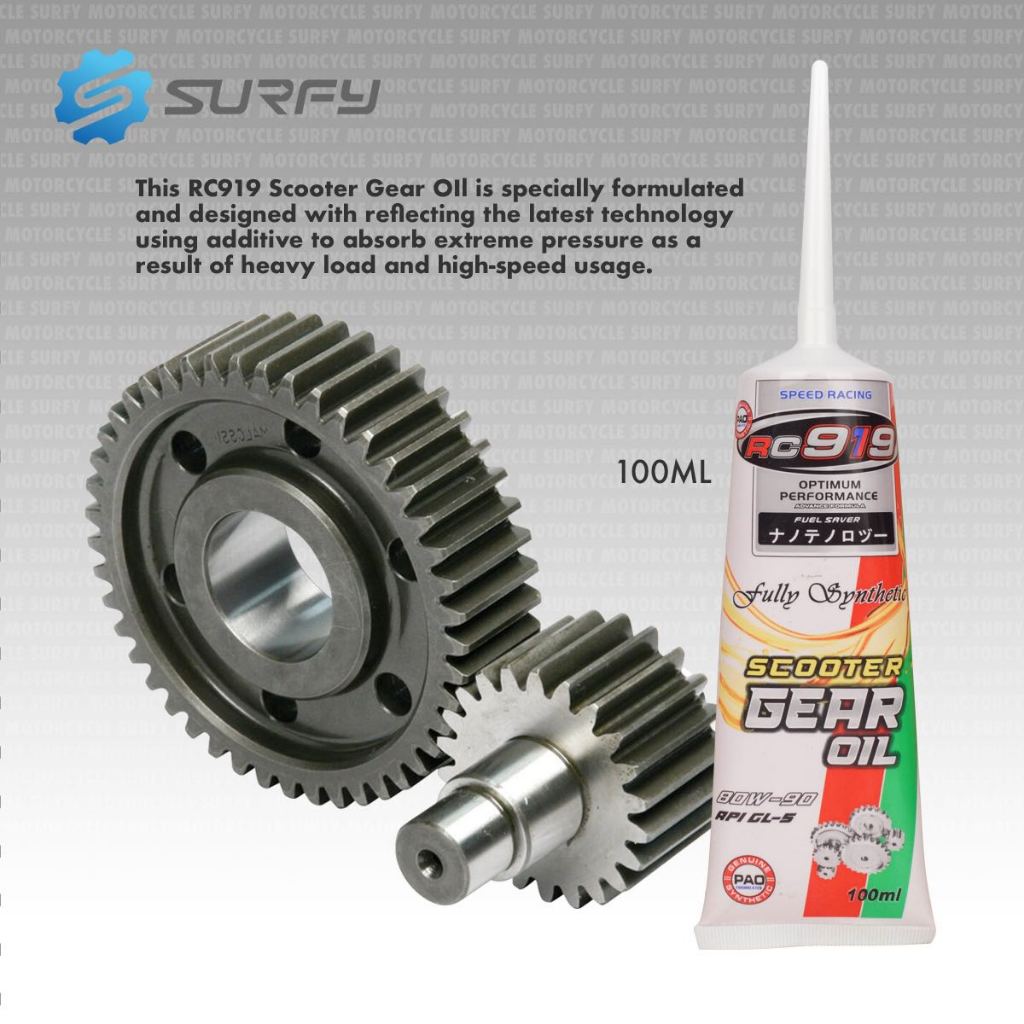 RC919 Scooter Gear Oil 80W-90 100ml for Motorcycle Automatic ...