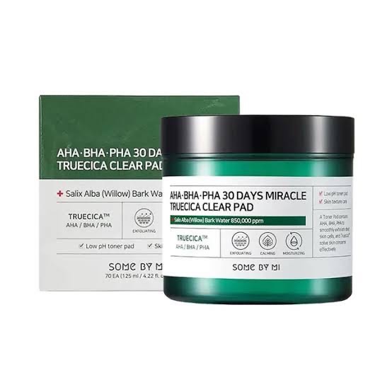 SOME BY MI AHA BHA PHA 30 days Miracle Truecica Clear Pad 70ea | Shopee ...