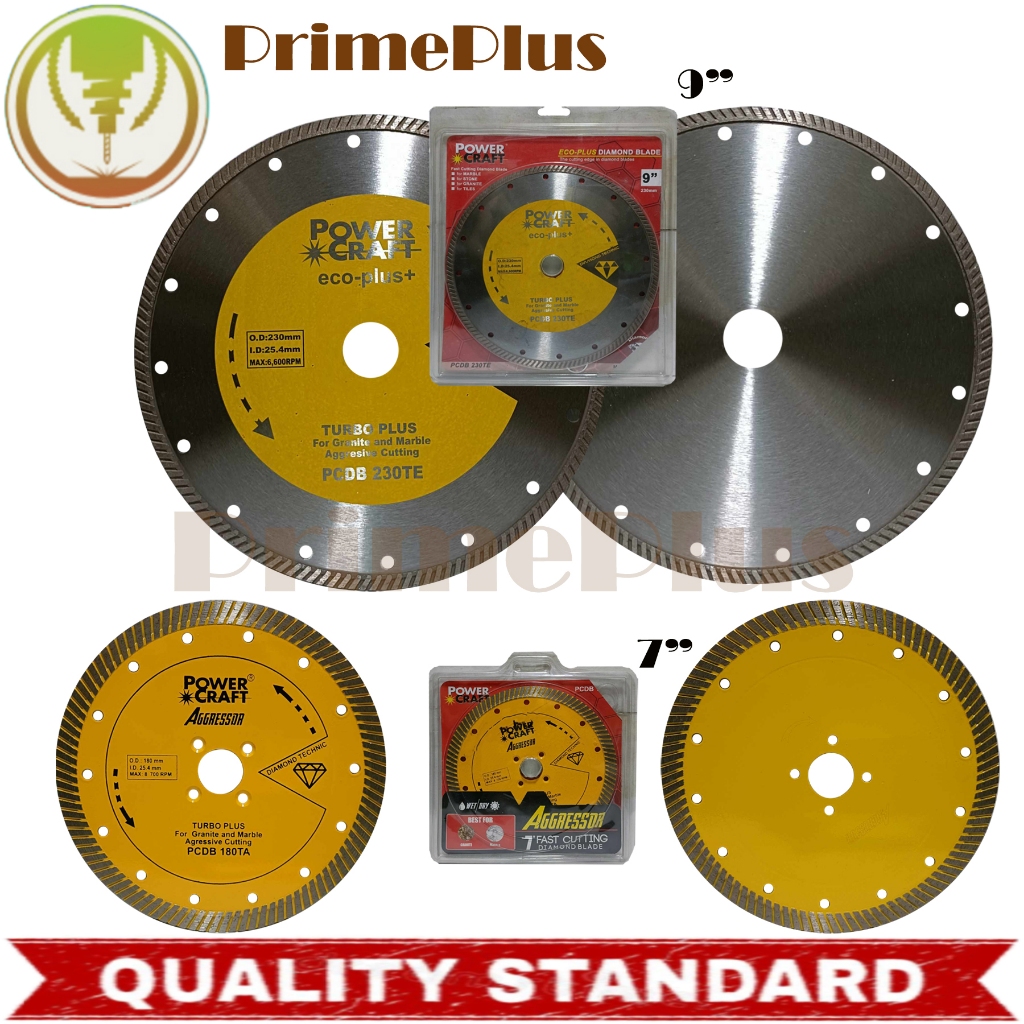 POWER CRAFT Original Diamond Fast Cutting Blade Aggressor 9 and 7 ...