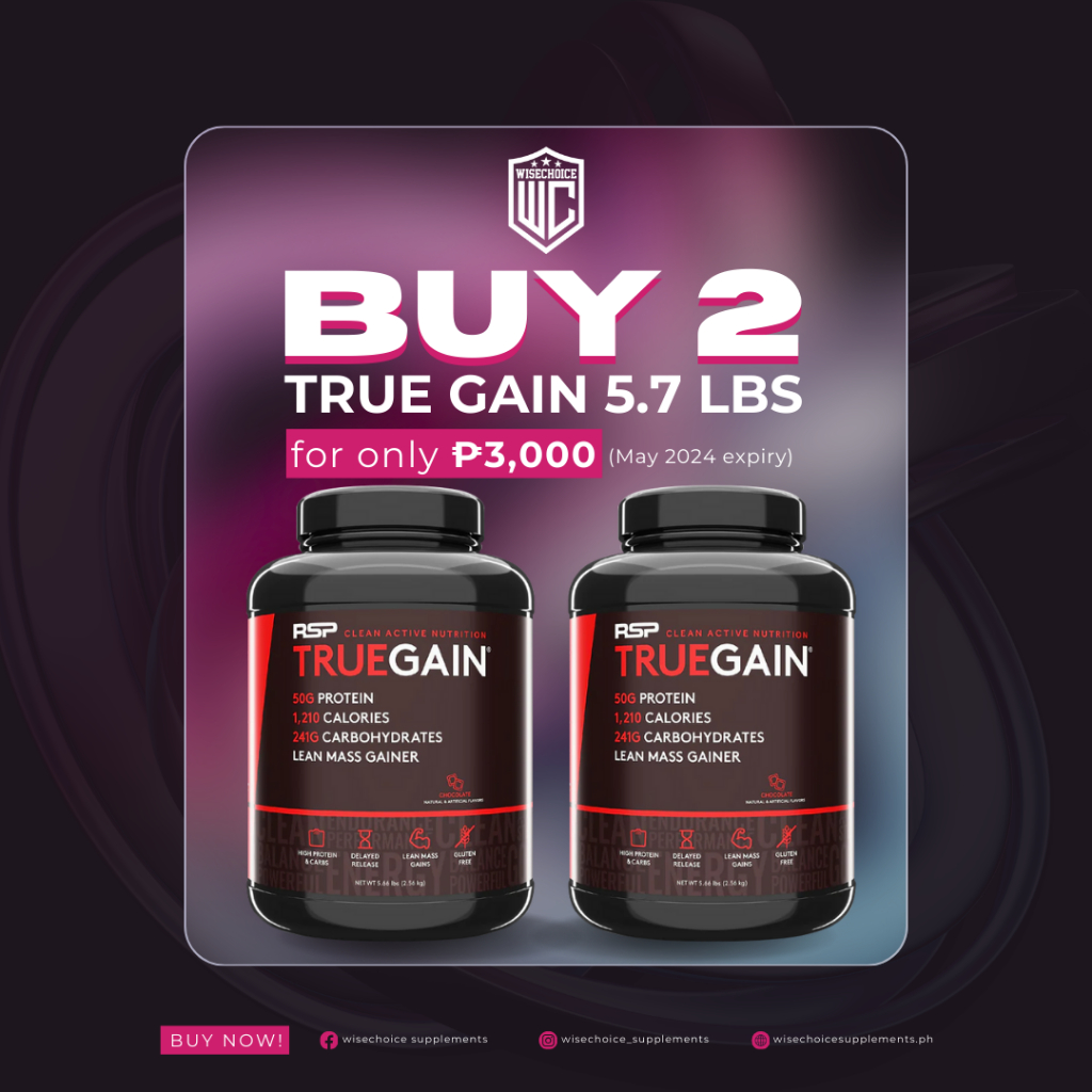 Rsp TrueGain 5.7 Lbs Chocolate Flavor ( Expiry May 2024 ) | Shopee ...