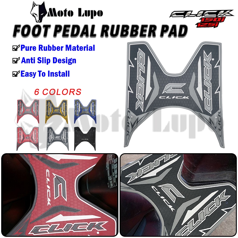 Motorcycle Rubber Matting For HONDA CLICK 125i / 150i Nonslip