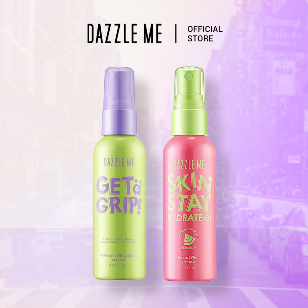 DAZZLE ME Mist Glimmer Bundle - Get a Grip! Makeup Setting Spray + Skin ...