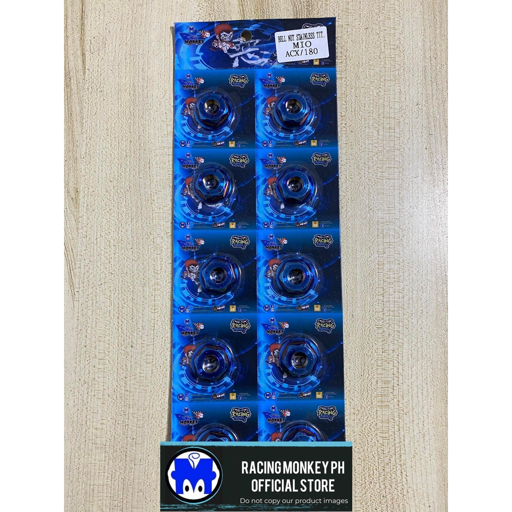 Bell Nut Stainless Titanium (Mio Sporty/Soulty/Amore/Soul Carb Old