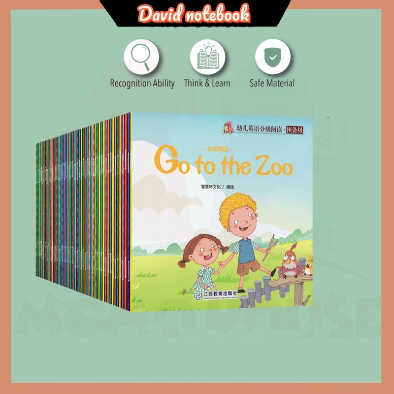 Books Kids Early Reading Story Books Full Color Coated Paper Bedtime