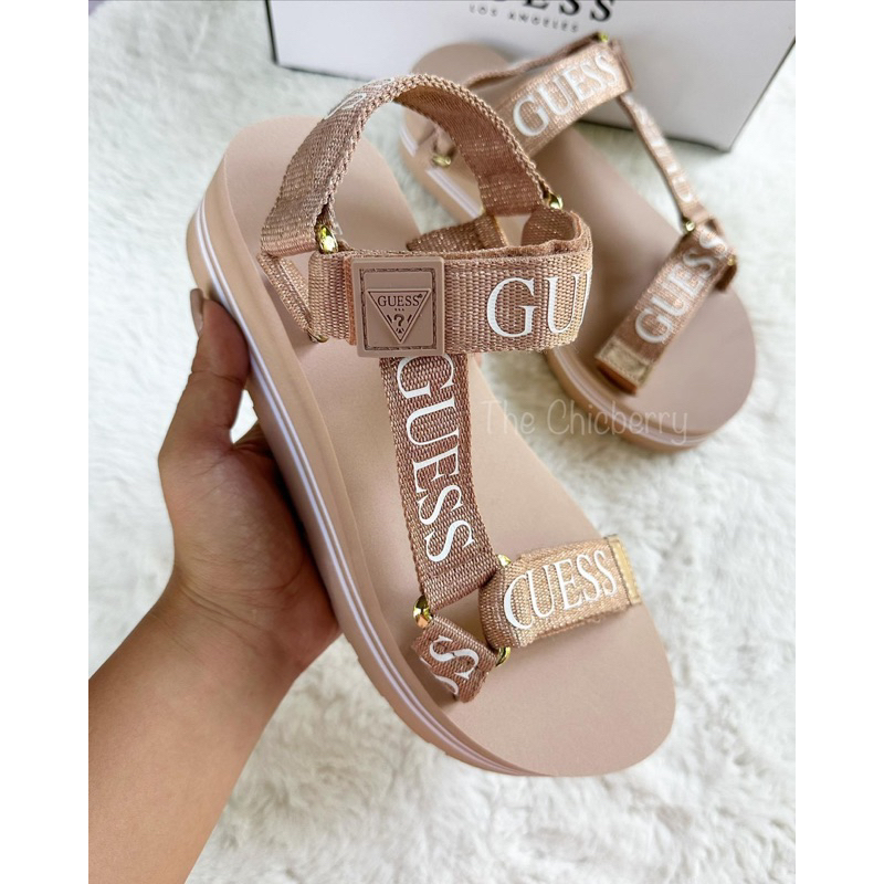 Guess sandals platform online