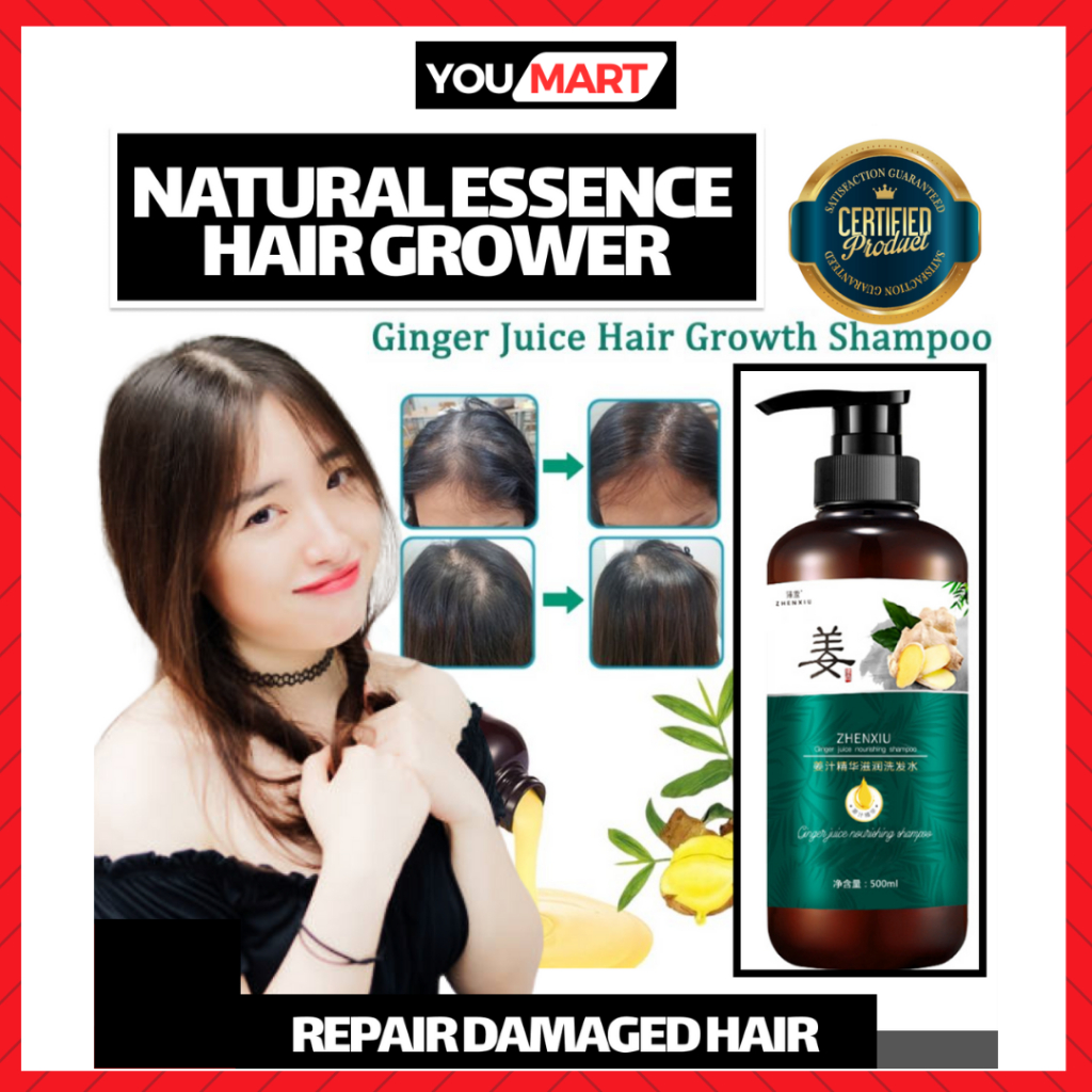 ORIGINAL & EFFECTIVE Ginger shampoo 500ml hair grower Anti Hair Loss ...